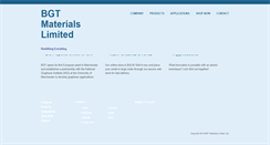 Desktop Screenshot of bgtmaterials.com